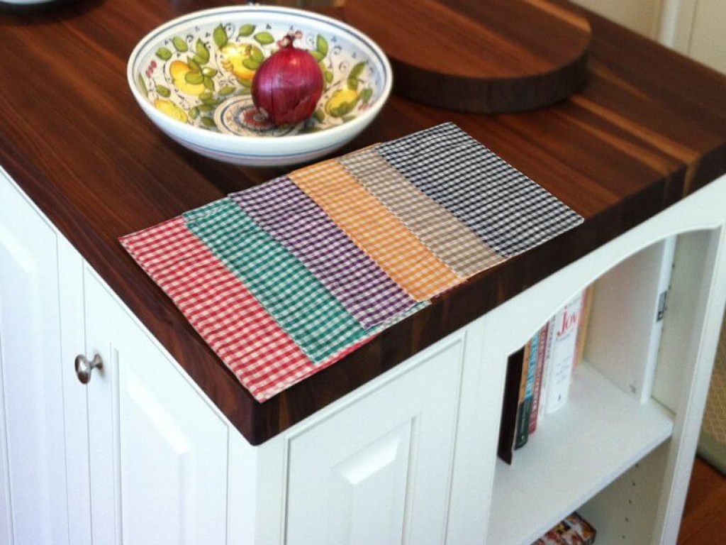 Πετσέτες Κουζίνας Σετ Καρό Βαμβακερές Γαρύφαλλο 12 Τεμαχίων | Γαρύφαλλο - Λευκά Είδη